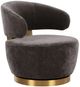 TOV Furniture Austin Storm Gray Swivel Accent Chair-0
