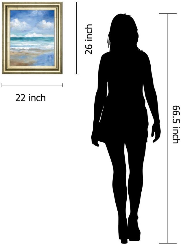 Classy Living Nan Washy Coast II Wall Art-2