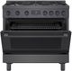 Bosch 800 Series 36" Black Stainless Steel Pro Style Natural Gas Range-1