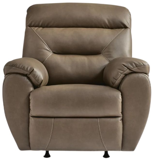 Signature Design by Ashley® Elksworth Biscotti Manual Rocker Recliner-3