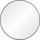 Miroir mural Lester, argent brossé antique, Renwil®-0
