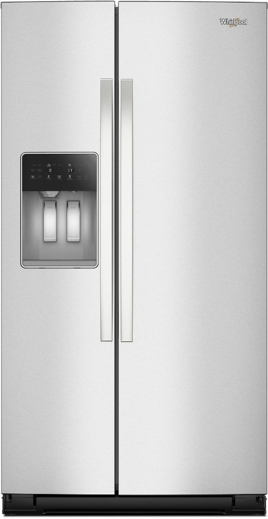 Whirlpool® 36 in. 20.9 Cu. Ft. Fingerprint Resistant Stainless Steel Counter Depth Side-by-Side Refrigerator
