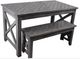American Heartland Manufacturing Rustic Crossboard Table-2