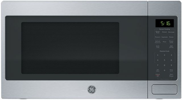 GE® 1.6 Cu. Ft. Stainless Steel Countertop Microwave