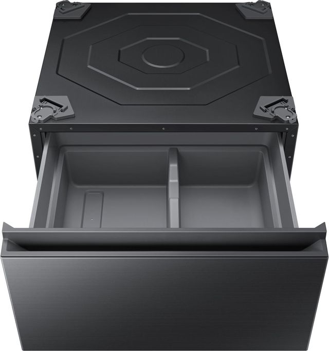 Samsung Bespoke 27" W x 15" H Brushed Black Laundry Pedestal-1