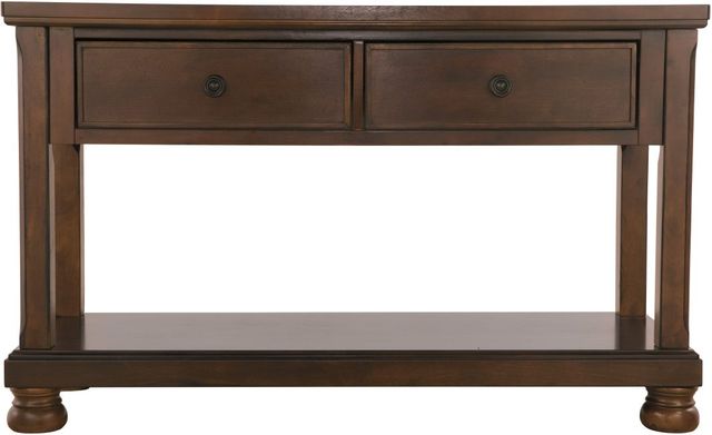 Signature Design by Ashley® Porter Rustic Brown Console Sofa Table-1