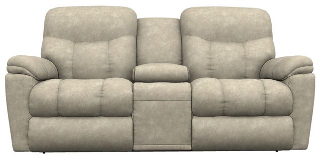 La-Z-Boy® Morrison Stucco Power Reclining Loveseat with Console, Headrest, and Lumbar-1