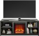 Ameriwood Home Mainstays Courtland Espresso 65'' Eletric Fireplace Media Console-0