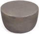 Riverside Furniture Nadene Antique Pewter Drum Coffee Table-0