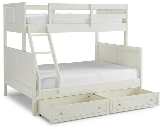 homestyles® Naples Off-White Twin/Full Bunk Bed-3