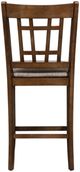 Liberty Furniture Santa Rosa II Antique Honey/Gray Lattice Back 24" Counter Chair-4