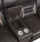 Coaster® Greer Dark Brown Reclining Upholstered Tufted Back Glider Loveseat-2