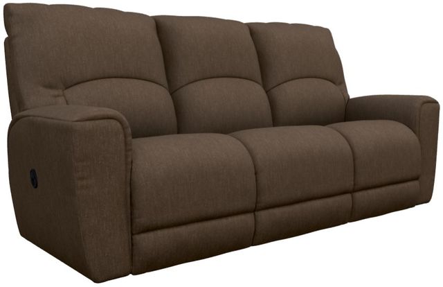 La-Z-Boy® Cassian Teak Manual Reclining Sofa-0