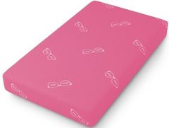 Rize Home 7.5" Hybrid Firm Smooth Top Full Youth Pink Mattress in a Box