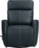 Parker House® Roxy Abby Navy Leather Manual Swivel Glider Recliner-2