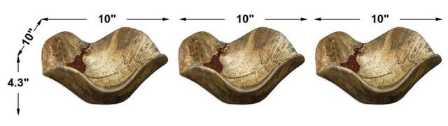 Uttermost® Tamarine 3-Piece Natural Wall Decor Set-3