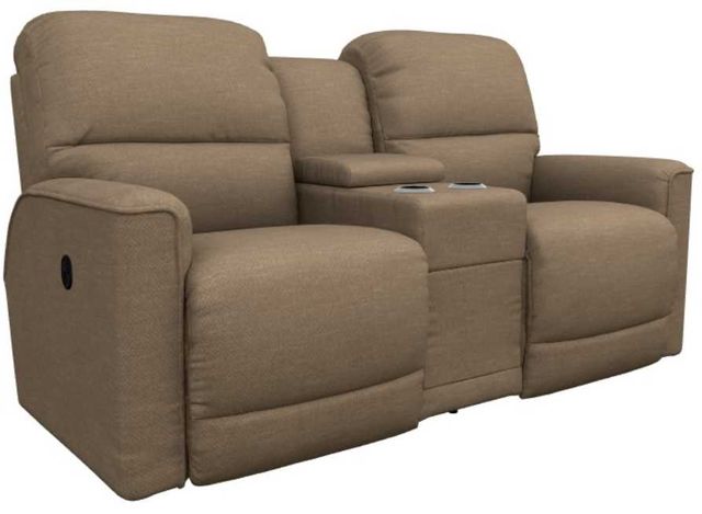 La-Z-Boy® Cade Coffee Manual Reclining Loveseat with Console-0