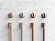 Café™ 48" Brushed Stainless Pro Range Handle and Knob Kit-1