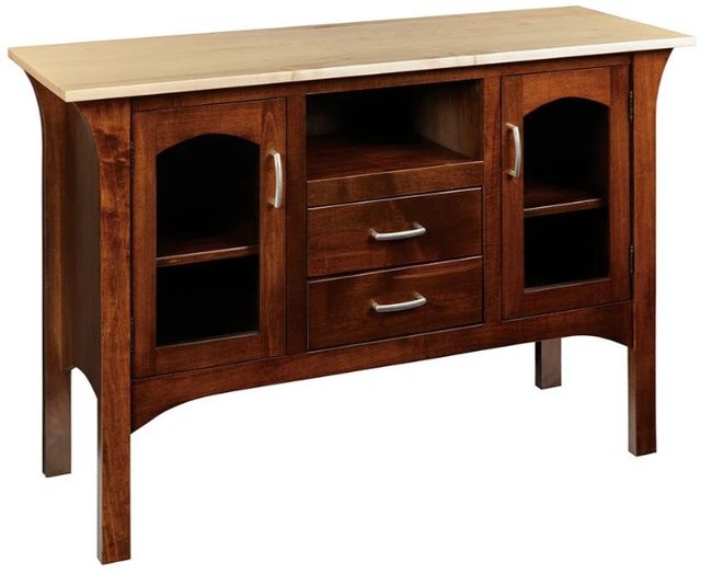 Country Classic Collection Customizable Monarch Server with Drawers-0