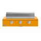 Caliber™ Rockwell Social 48" 3-Burner Saffron Built-In Natural Gas Grill with Chrome Hardware-1