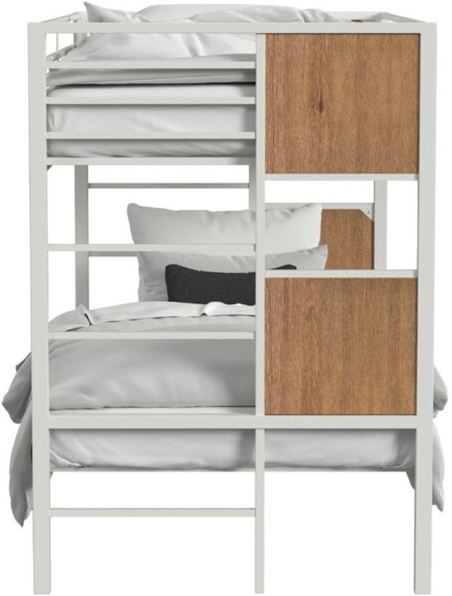 Intercon Midtown Youth White/Monarca Youth Twin Over Twin Bunk Bed-2