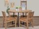 International Furniture Direct Tulum Brown Dining Chair-1