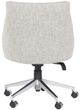 Vanguard Furniture® Vanguard Ian Chrome/Isabella Twilight Desk Chair-1