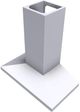 Vent-A-Hood® 36" White Wall Mounted Range Hood-1
