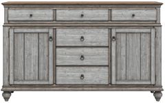 Flexsteel® Plymouth Distressed Graywash Buffet
