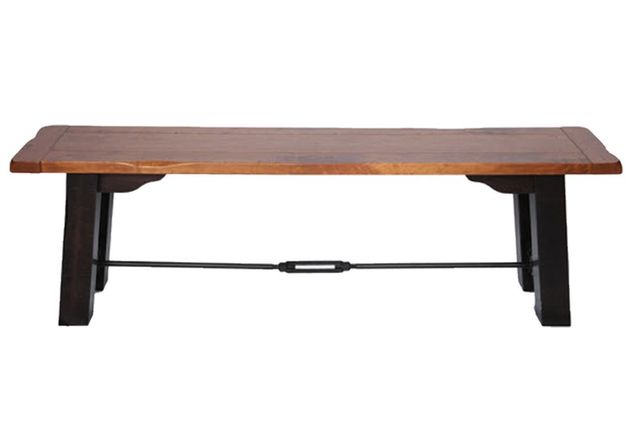 Door County Settler's Trestle 60" Backless Bench-0
