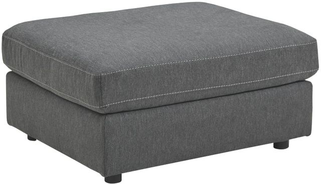 Signature Design by Ashley® Candela Charcoal Oversized Accent Ottoman-0