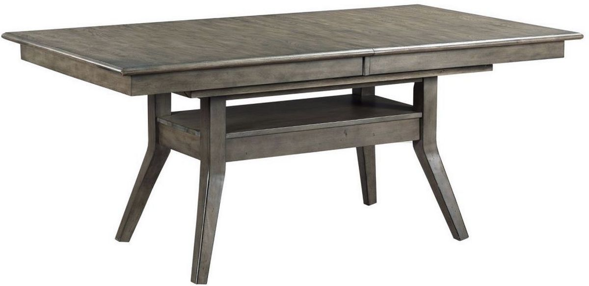 Kincaid Cascade Dillon Gray Trestle Dining Table - Thumbnail 2