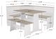 Linon Ardmore 3-Piece Gray/White Nook Set-2