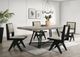 Furniture of America® Tottenham 7-Piece Black Dining Table Set-0