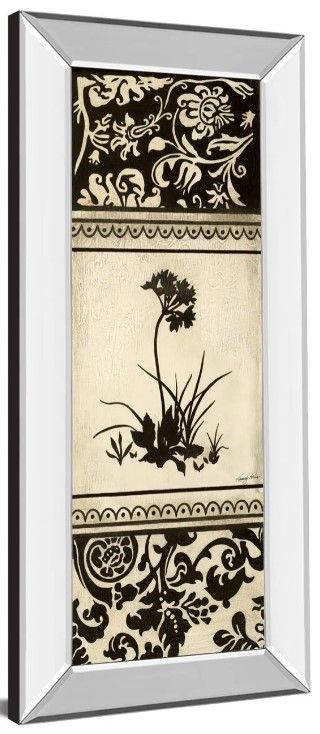 Classy Art Garden Shadow I by Kimberly Poloson Mirror Framed Wall Art-1