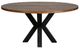 Furniture Classics Bridgerton Brown Dining Table with Matte Black Base-1