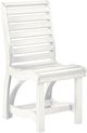 C R Plastics St. Tropez White Dining Side Chair-0
