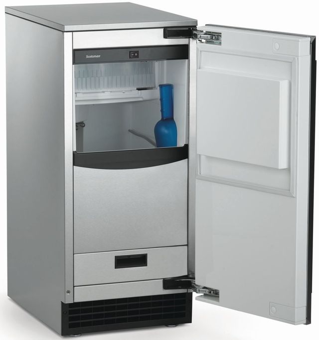 Scotsman® Brilliance® 15" 35 lb. Panel Ready Ice Maker with Gravity Drain-1
