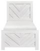 Homelegance® Corbin White Twin Panel Bed-2