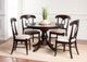 Urban Collections by Yutzy Woodworking Estate Retreat Cherry/Rich Cherry 36”x48” Single Pedestal Dining Table with 2 Leaves-2
