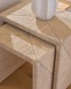 Universal Explore Home™ Oasis Beige 2-Piece Nesting Table Set-4
