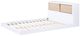 Homelegance® Asker Natural/White Full Bookcase Bed-4