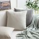 Livia Linen Greige Decorative Pillow-1
