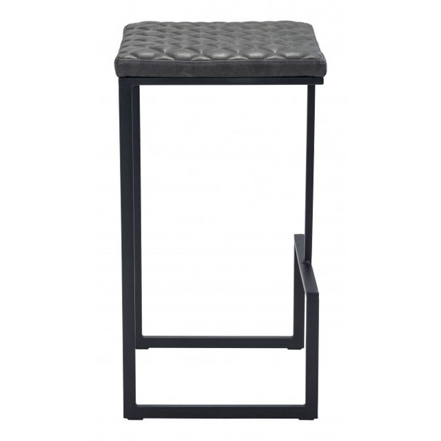 Zuo® Modern Element Gray Bar Stool-1