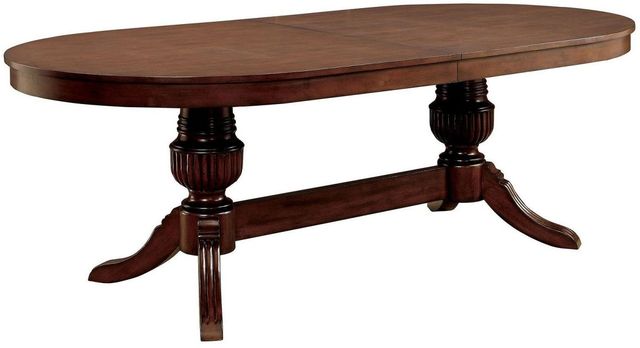Furniture of America® Melina Brown Cherry Game Table-0