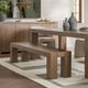 Classic Home Bristol Cafe Brown Bench-1