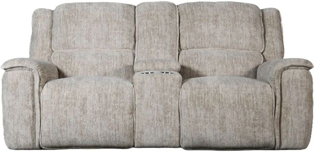 Liberty Furniture Clayton Galactic Parchment Power Reclining Loveseat with Console-3