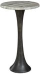 Furniture Classics Trumpet Gray Martini Table with Black Base-0