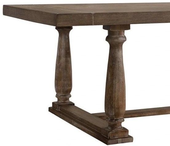 ACME Furniture Bernard Weathered Oak Dining Table-1