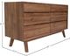 LH Home Gia Warm Pecan 6-Drawer Dresser-1